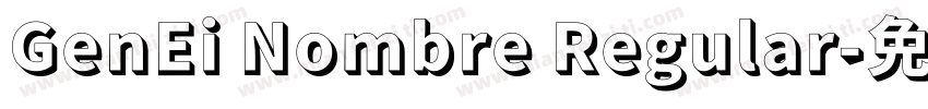 GenEi Nombre Regular字体转换